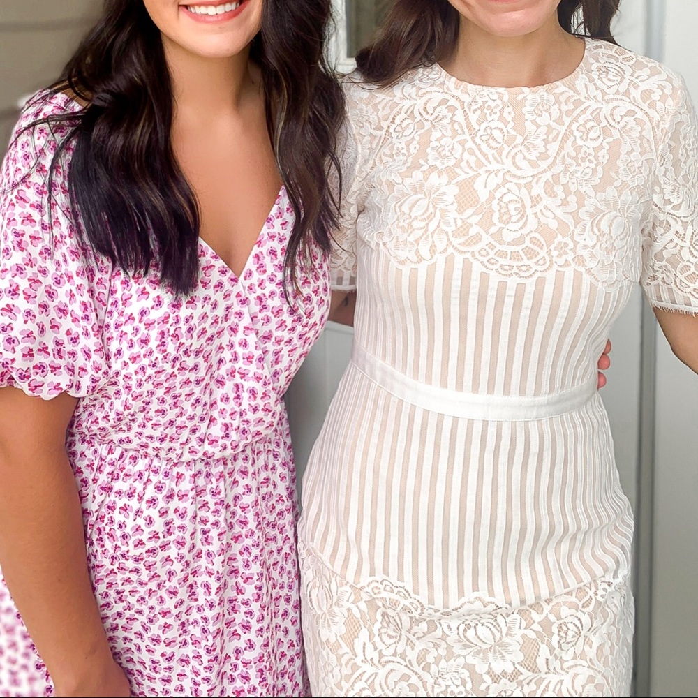 Vici “Believe In Love” lace dress